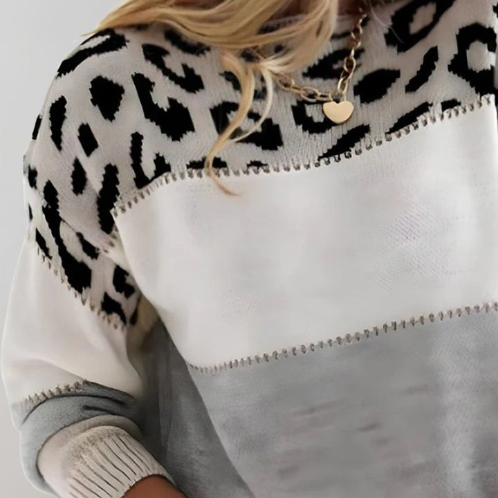 Liana | Leopard Knit Sweater