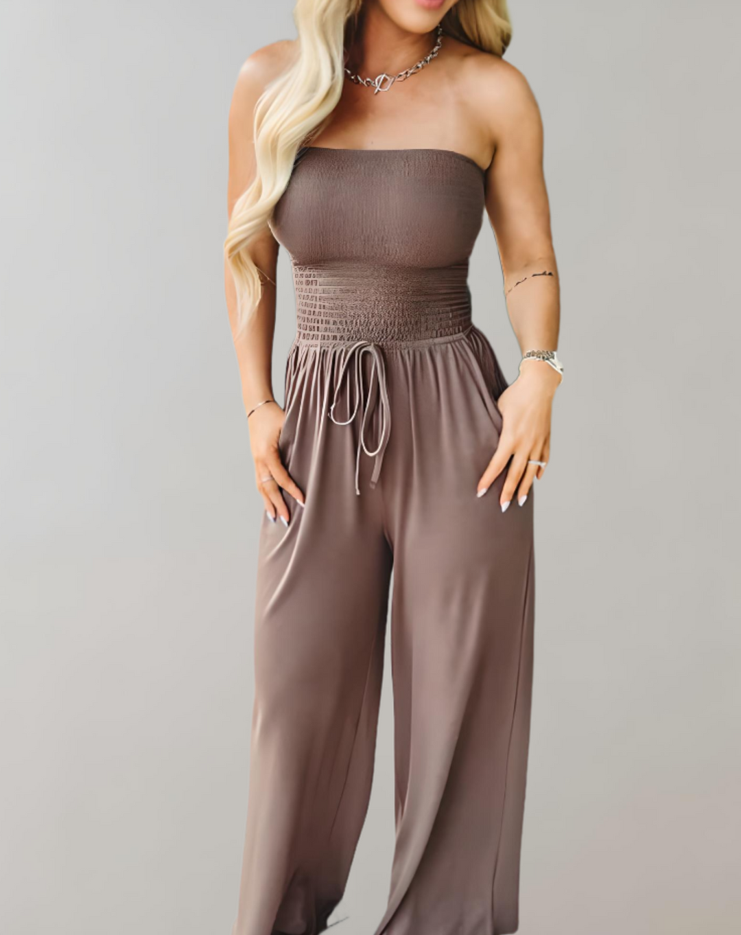 Noa | Strapless Jumpsuit