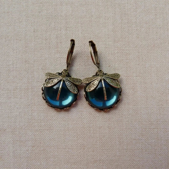 Spherical Dragonfly Earrings