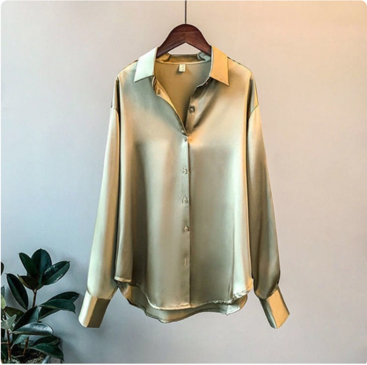 Women's satin blouse