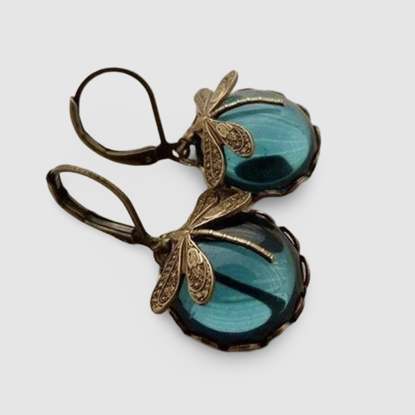 Spherical Dragonfly Earrings