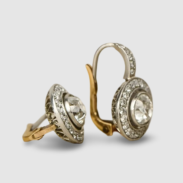 Vintage Earrings with Stones